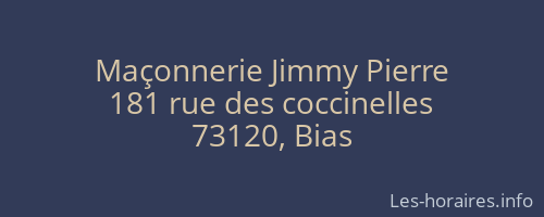 Maçonnerie Jimmy Pierre