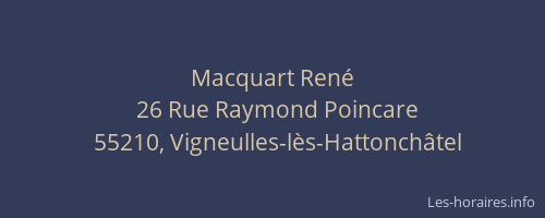 Macquart Ren&eacute;