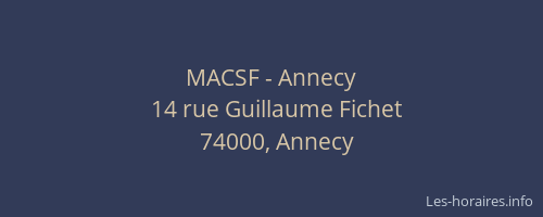 MACSF - Annecy