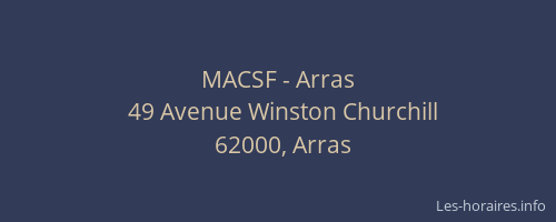 MACSF - Arras