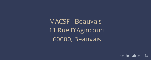 MACSF - Beauvais