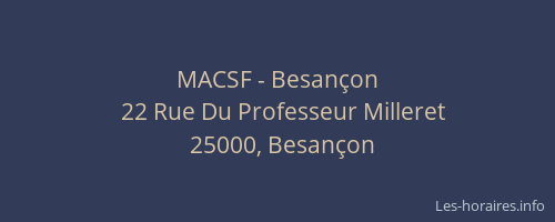 MACSF - Besançon