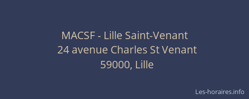 MACSF - Lille Saint-Venant