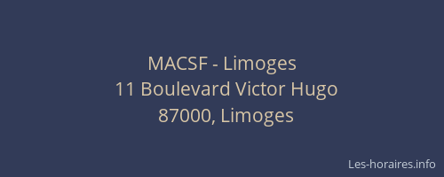 MACSF - Limoges