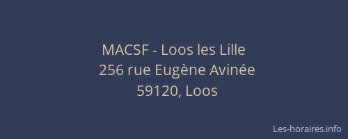 MACSF - Loos les Lille