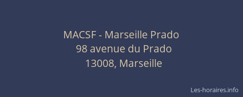 MACSF - Marseille Prado