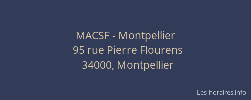 MACSF - Montpellier