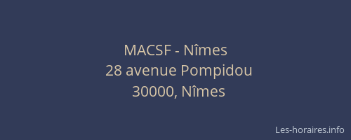 MACSF - Nîmes