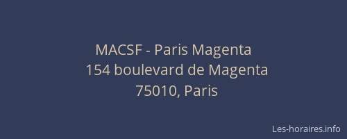 MACSF - Paris Magenta