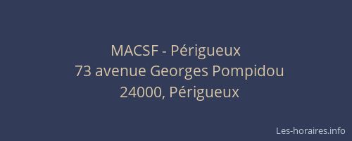 MACSF - Périgueux