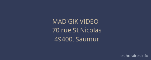 MAD'GIK VIDEO