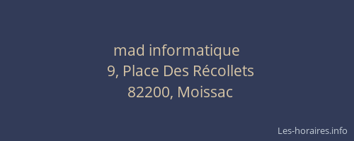 mad informatique