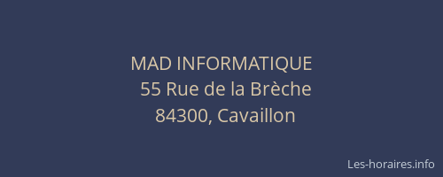 MAD INFORMATIQUE