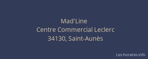 Mad'Line