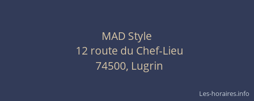 MAD Style