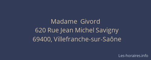 Madame  Givord