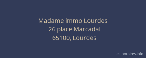 Madame immo Lourdes