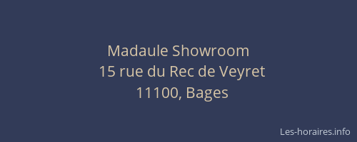 Madaule Showroom