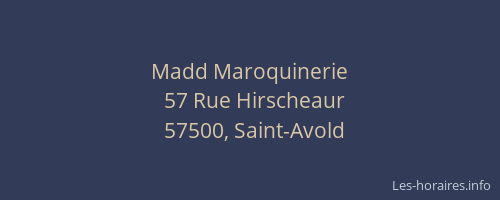 Madd Maroquinerie