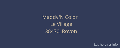 Maddy'N Color