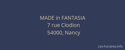 MADE in FANTASIA