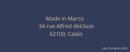 Made in Marco