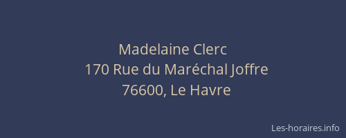 Madelaine Clerc