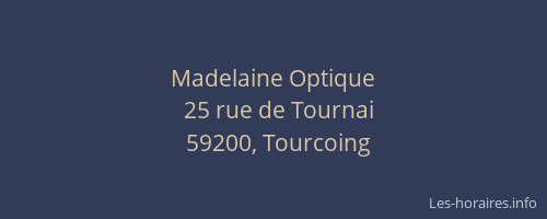 Madelaine Optique