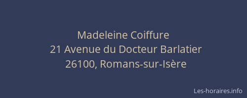 Madeleine Coiffure