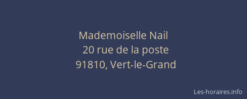 Mademoiselle Nail