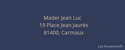 Mader Jean Luc