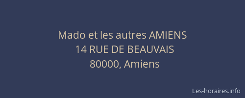 Mado et les autres AMIENS