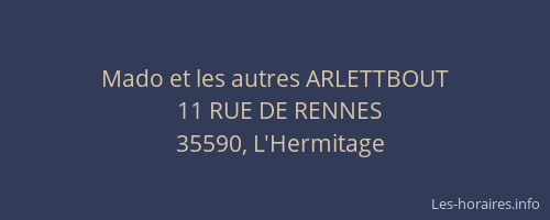 Mado et les autres ARLETTBOUT