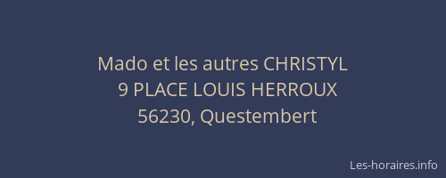 Mado et les autres CHRISTYL