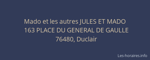 Mado et les autres JULES ET MADO