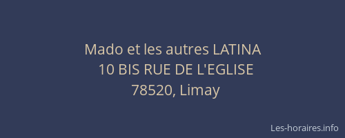 Mado et les autres LATINA