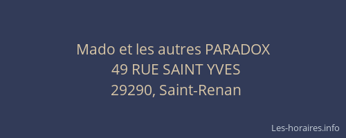 Mado et les autres PARADOX