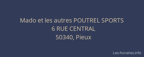 Mado et les autres POUTREL SPORTS