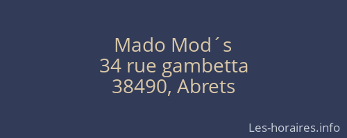 Mado Mod´s
