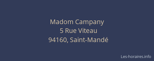 Madom Campany