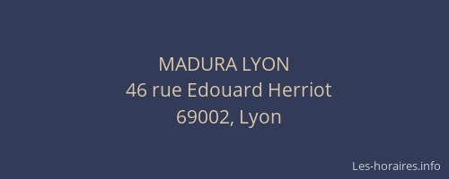 MADURA LYON