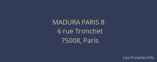 MADURA PARIS 8