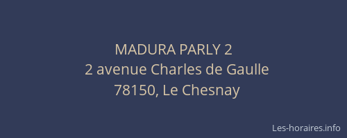 MADURA PARLY 2