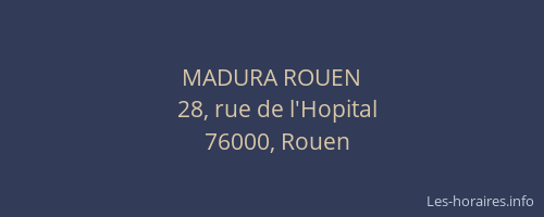 MADURA ROUEN