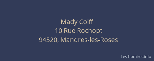 Mady Coiff