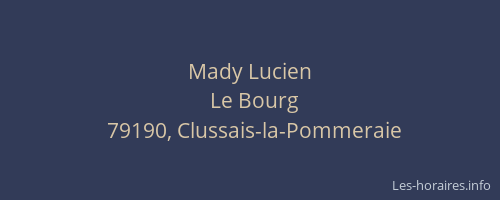 Mady Lucien