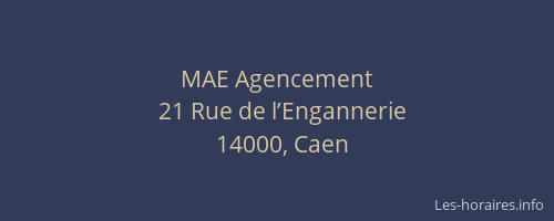 MAE Agencement