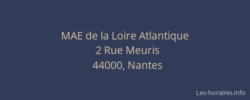 MAE de la Loire Atlantique