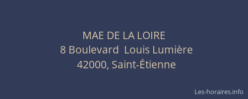 MAE DE LA LOIRE