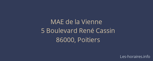 MAE de la Vienne